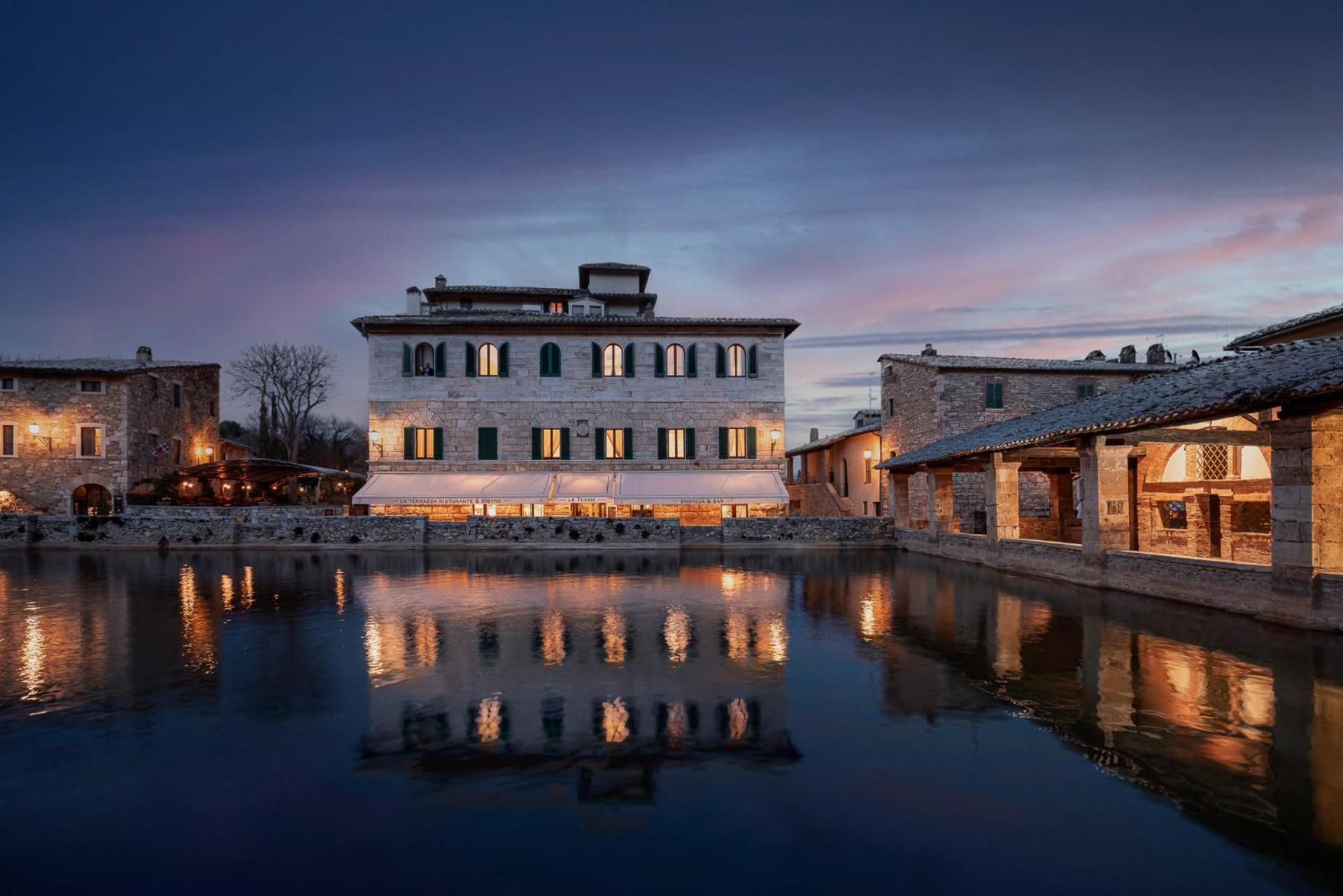 Albergo Le Terme Bagno Vignoni Exterior photo